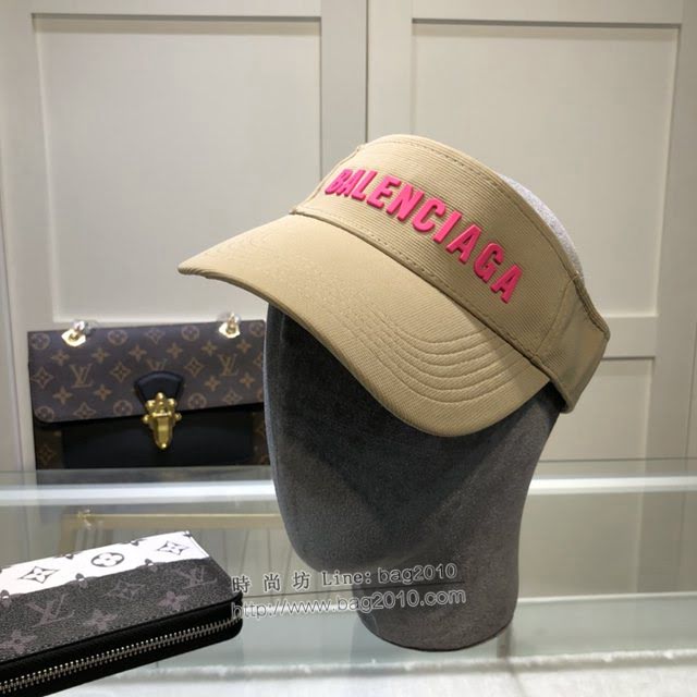 Balenciaga男女同款帽子 巴黎世家空頂遮陽帽  mm1076
